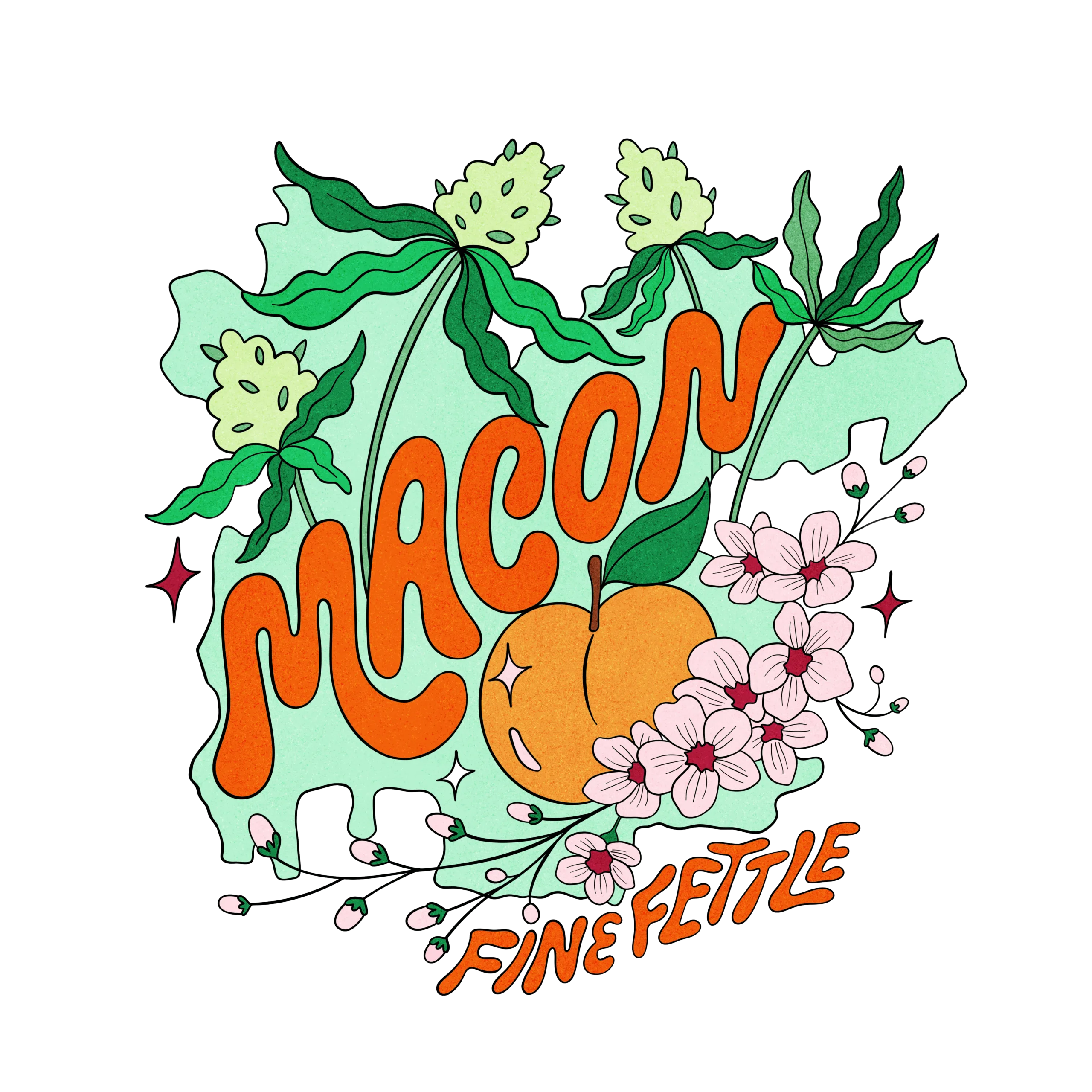 Macon, GA location illustration