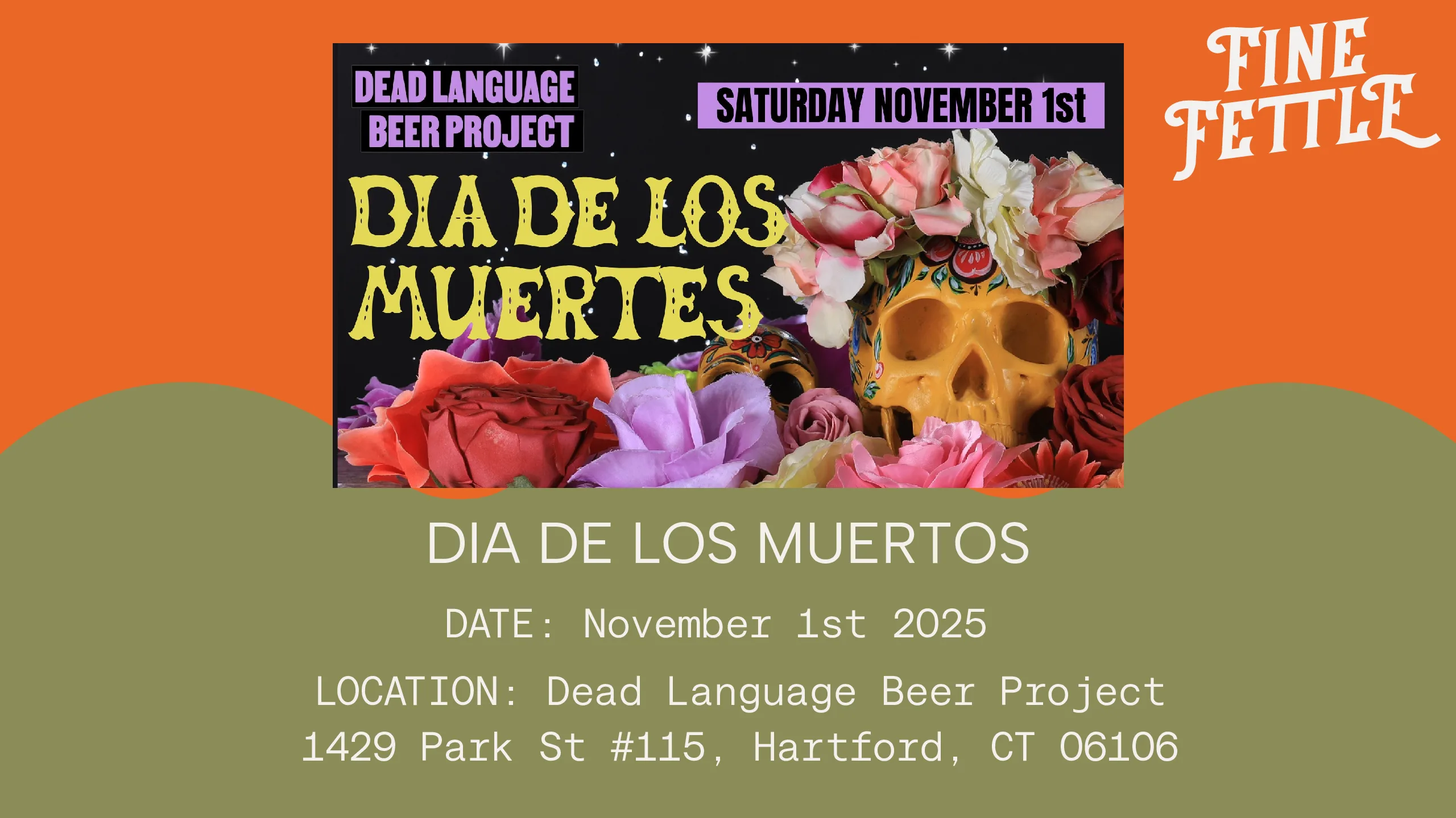 Dia de los Muertos at Dead Beer Language Project