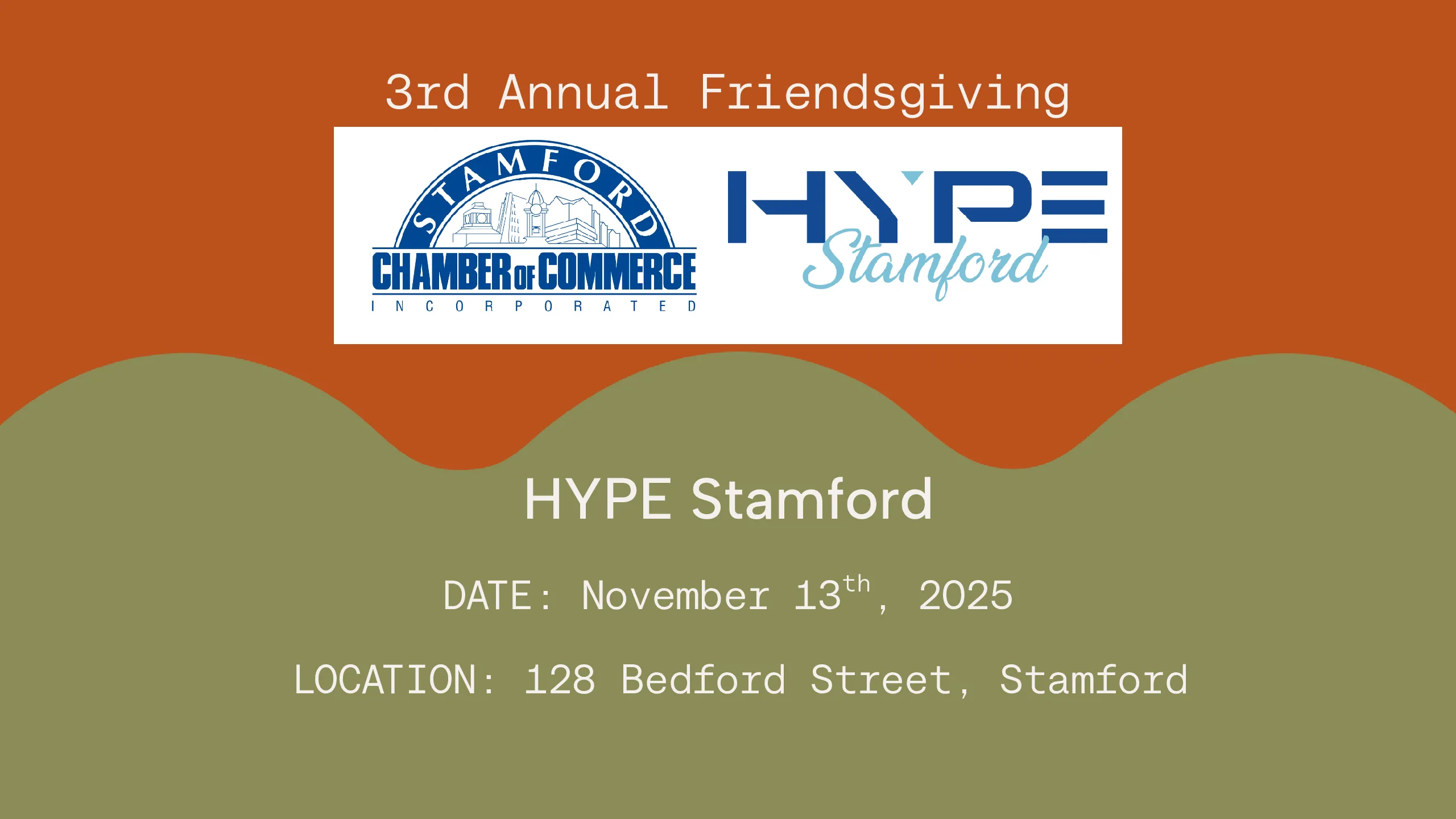 3rd Annual Friendsgiving by HYPE Stamford
