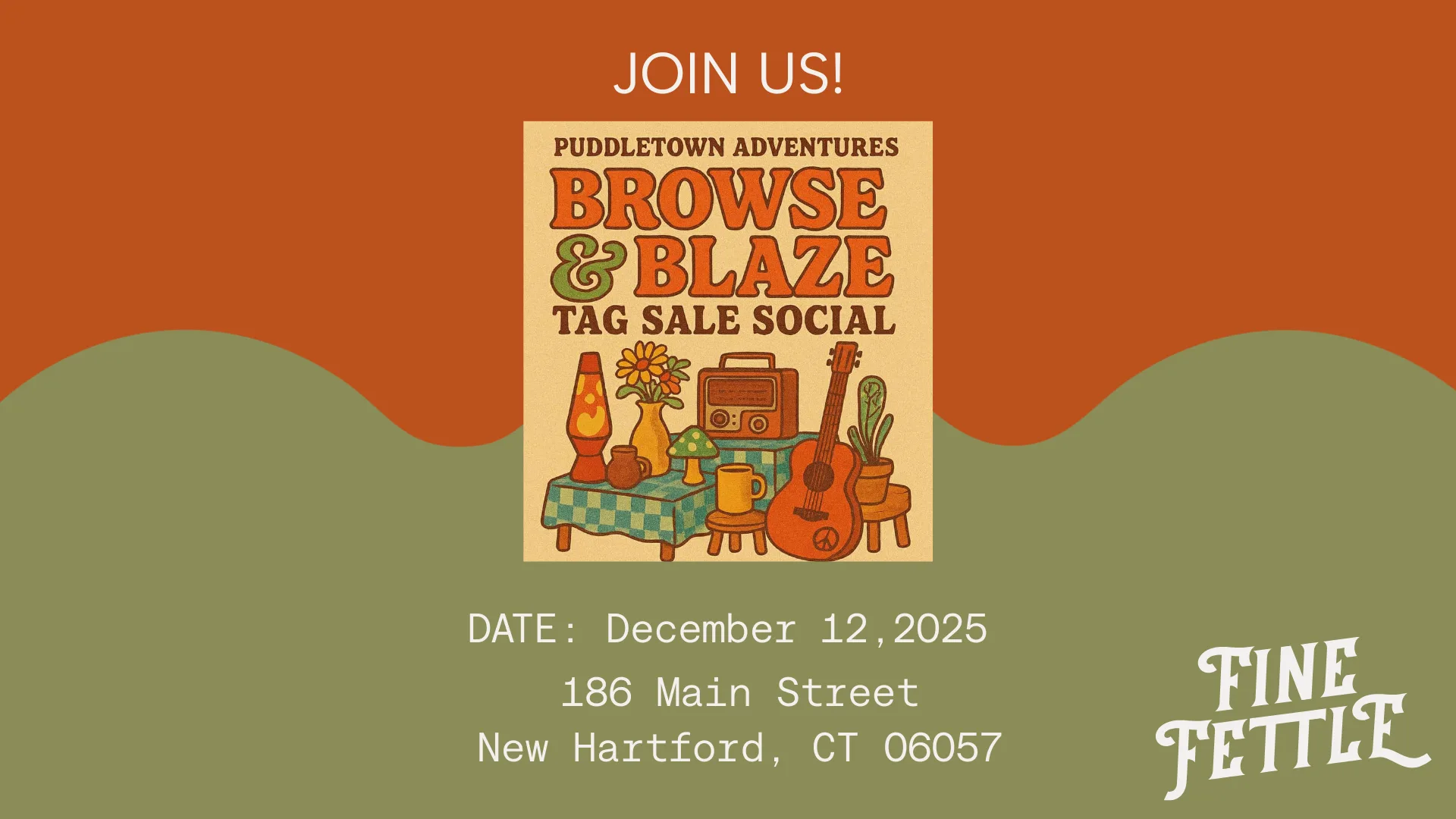 Browse and Blaze Tag Sale Social