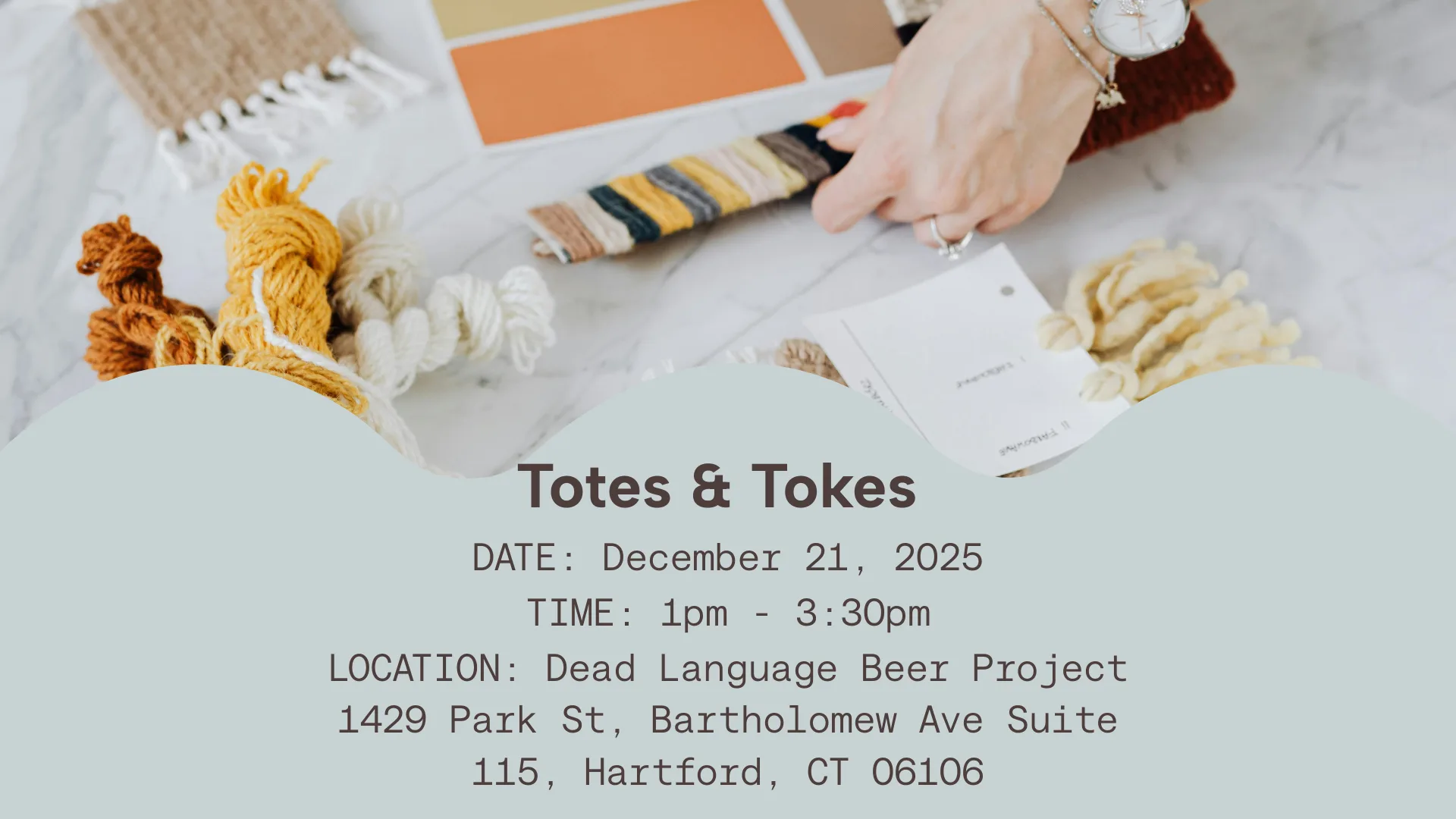 Totes & Tokes: Bag Crafting Class